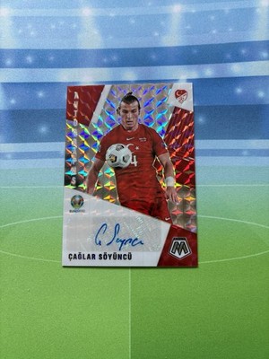 2021 Panini Mosaic UEFA Euro 2020 Auto Caglar Soyüncü Turkey