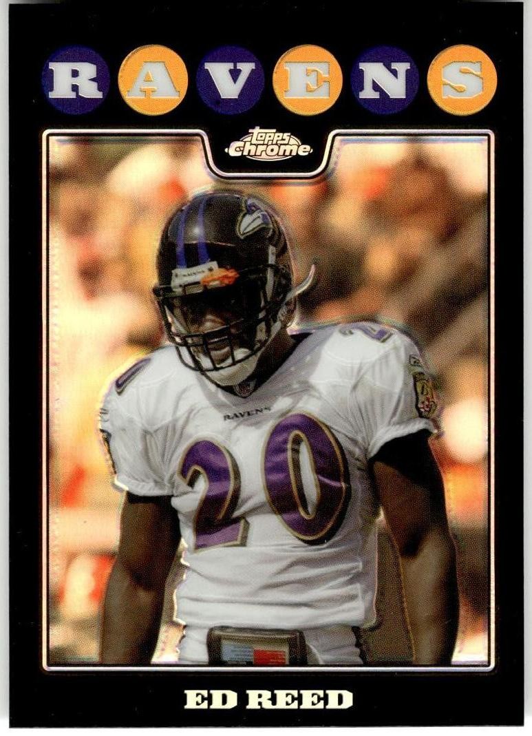 2008 Topps Chrome #TC120 Ed Reed Refractors
