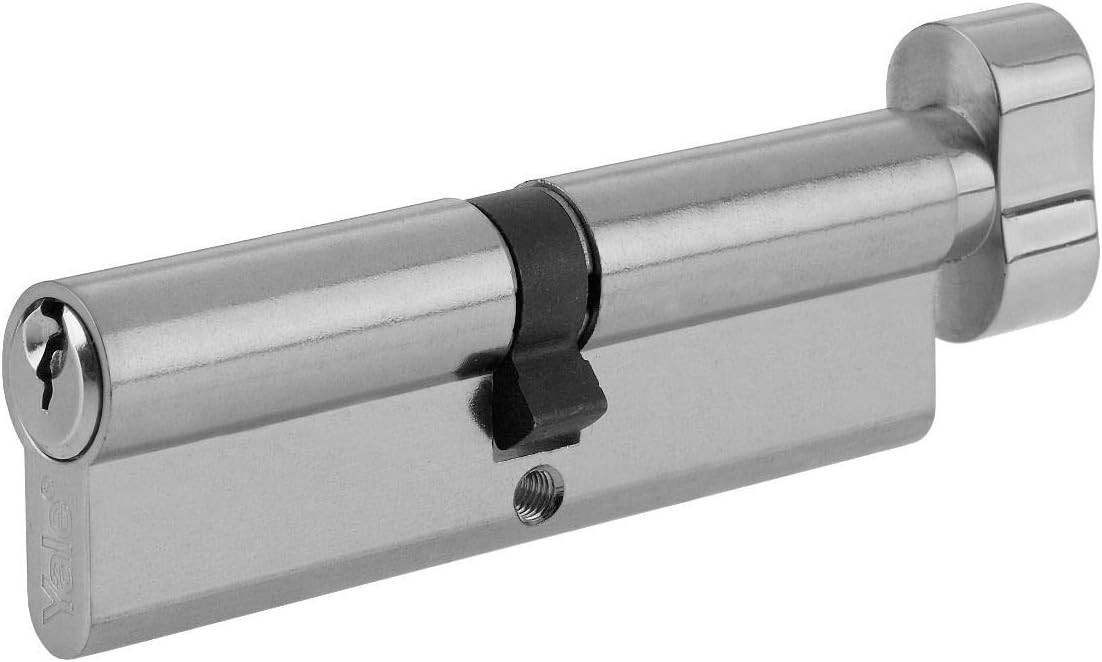 Yale P-ET3535-SNP - Euro Cylinder Lock - Thumbturn - 35/35 (80mm) / 35:10:35 - Nickel Finish - Standard Security - Image 2