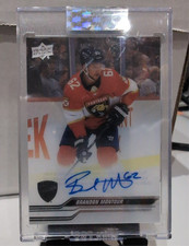 2023-24 Upper Deck Clear Cut Brandon Montour Auto #CC-BR Florida Panthers