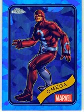 2025 Topps Chrome Sapphire Edition Marvel #196 Omega