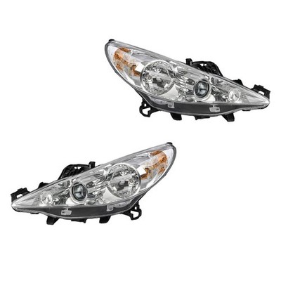 Hauptscheinwerfer-Set links rechts W5W Halogen VALEO für u.a. PEUGEOT 207