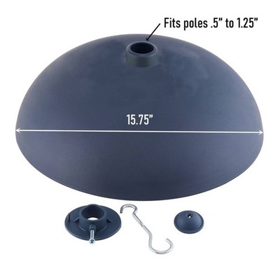 3pc Two Way Squirrel Baffle Bird Feeder Dome Cover