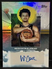 2025-26 Topps Basketball Jazz RC Walter Clayton Jr. Contemporary Marks Auto Foil