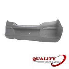 Rear Bumper Primed Fits Vauxhall Corsa D 06-14 5 Door Only Not For Sri/Vxr/Gsi