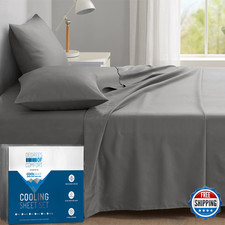 Degrees of Comfort Coolmax Cooling Twin XL Sheets for Hot Sleepers Moisture Wick