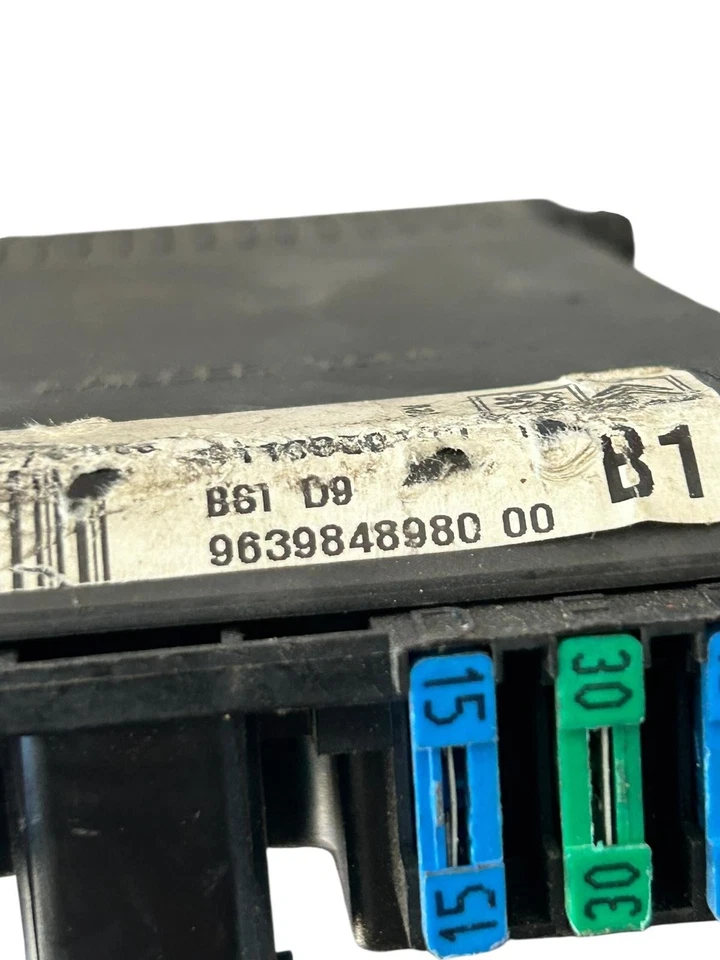 Centralina BSI PEUGEOT 406 2000 HDI 109 CV 1995/2004 9639848980 - Immagine 4 di 4