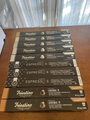 Italian Espresso capsules Lungo Gusto Aroma 100 Count Nespresso compatible 2027