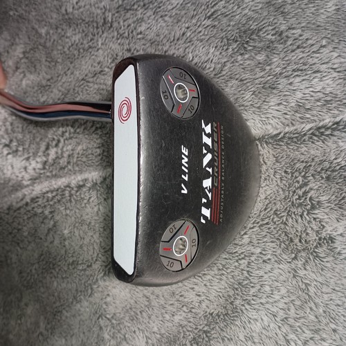 Odyssey Tank Cruiser V-Line Putter 34'' sehr guter Stahl Golfschläger verwitterter Griff - Bild 11 von 23
