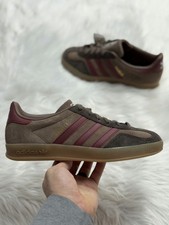 Adidas Gazelle Indoor Earth Strata Shadow Red Mens JQ8398 NEW Multi Sz