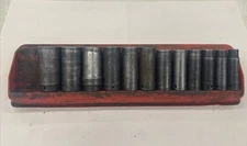 Snap On 12pc 1/2 Dr 6 Pt Flank Deep Impact Socket Set 1/2 - 1-1/4 READ, SH6958