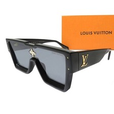 Louis Vuitton 2023 Z1578E Cyclone Sunglasses Black Monogram Flower Logo 47419