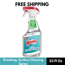 Windex Vinegar Glass and Surface Cleaner Spray Bottle, Packaging Designed