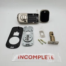 Yale Security Deadbolt, Satin Nickel Keyless Non-Connected Entry Lock *READ*
