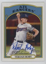2021 Topps Heritage Minor League Edition Real One Tekoah Roby #ROA-TR Auto 10yf