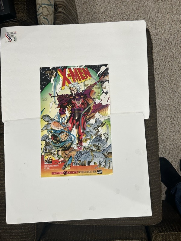 1991 Original Poster "X-MEN: MUTANT GENESIS" JIM LEE / Marvel Comics PROMO New