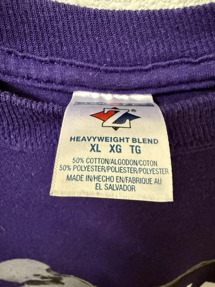 De colección Baltimore Ravens Johnny Unitas Beat Indy! Camiseta Talla XL Foto 3 de 4