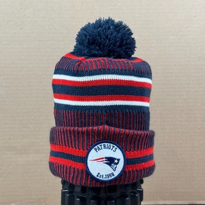 New Era New England Patriots NFL 100th Anniversary Unisex Knit Pom Beanie Hat