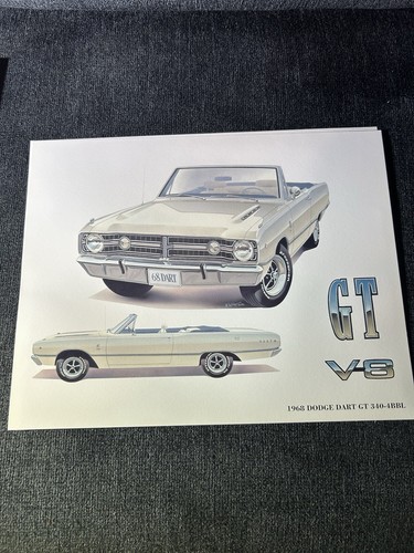 Vintage Chrysler Plymouth Dodge AMC Dealer Showroom Art Complete 16 Print Set - Picture 16 of 18