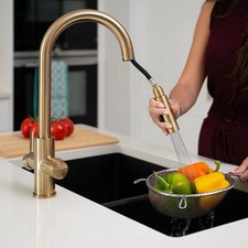 Premium 4-in-1 Instant Boiling Water Tap Pull out Spray Filtered System 2.4L