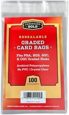 100 Card Sleeves for Graded Slabs PSA SGC BGS