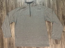 Vintage Men’s Delta One/ Air Lines Grey/ 1/4 Zip Performance Pullover- Sm/ Med 
