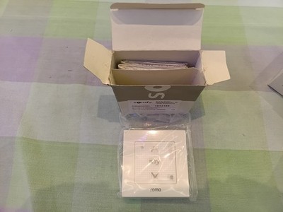 Funk-Wandsender Somfy Smoove 1  io - mit Rahmen PURE roma 1811189