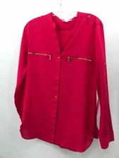 Pre-Owned Calvin Klein Pink Size Medium Button Down