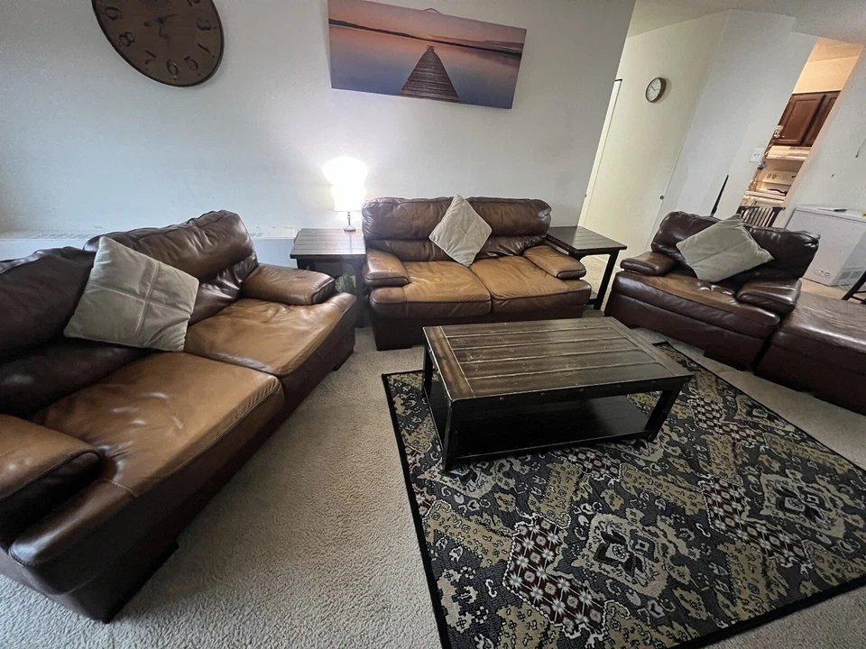 Dark Brown couches From Ashley - Image 2 of 4