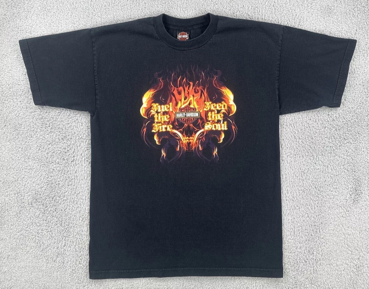 Vtg Harley-Davidson Motorcycles Y2K Pomona Valley XL Black T