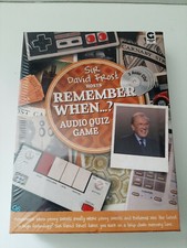 Sir David Frost Remember When [Nostalgia Audio Quiz Game] New / Sealed