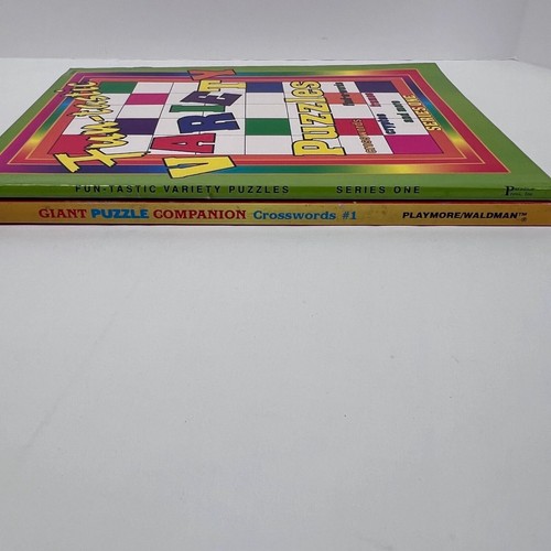 Lot of 2 Variety Crossword Puzzle Books Giant Puzzle Companion Unused - Bild 5 von 8