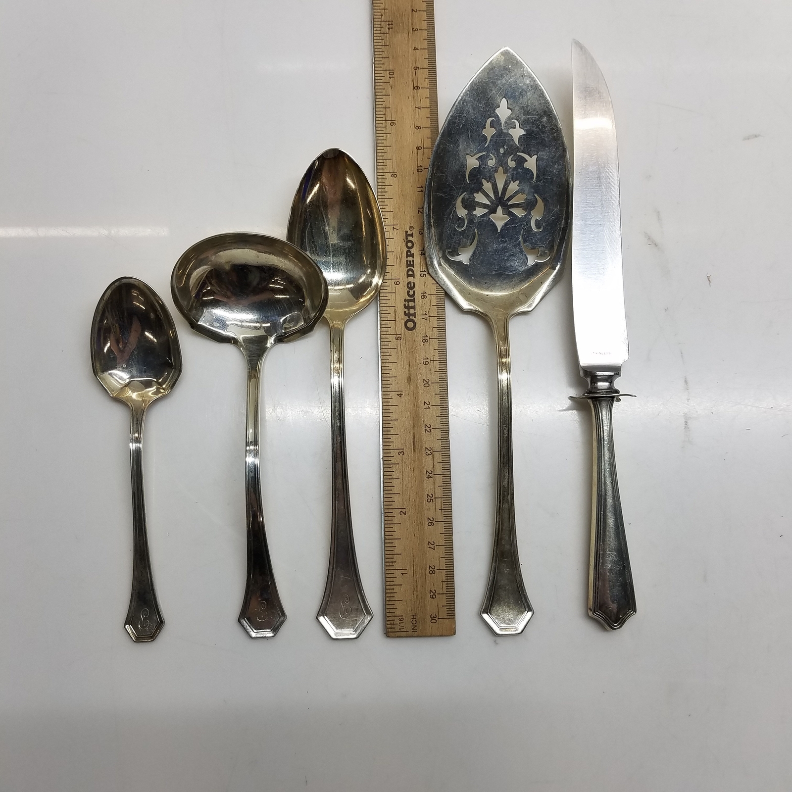 91 Pieces in Box Reed & Barton Columbia Pattern Sterling Flatware eBay