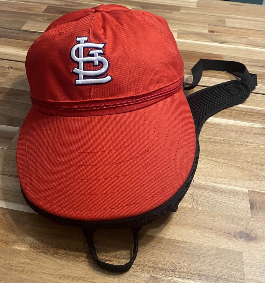 Редкий винтажный St Louis Cardinals бейсбольная шляпа в форме рюкзак MLB красный - Изображение 3 из 4