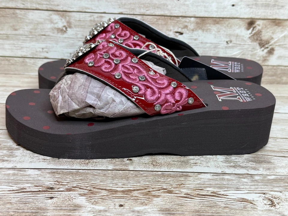 MONTANA WEST ~ BLING ~ WEDGE ~ CHINELOS - Imagem 3 de 4