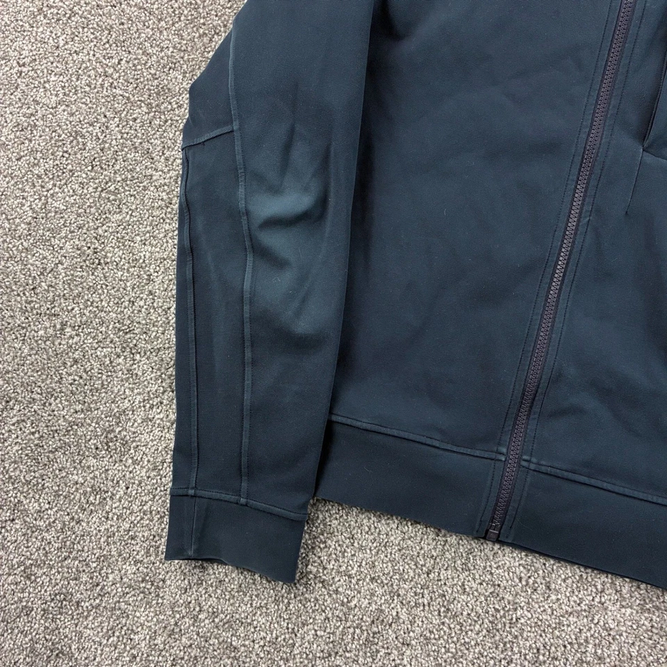 Chaqueta Lululemon Sojourn para hombre azul medio cremallera completa elástica caparazón suave LM4616S Foto 4 de 4