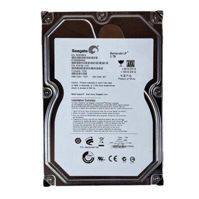 Seagate Barracuda LP 2TB ST32000542AS, P/N 9TN158-510, F/W CC34