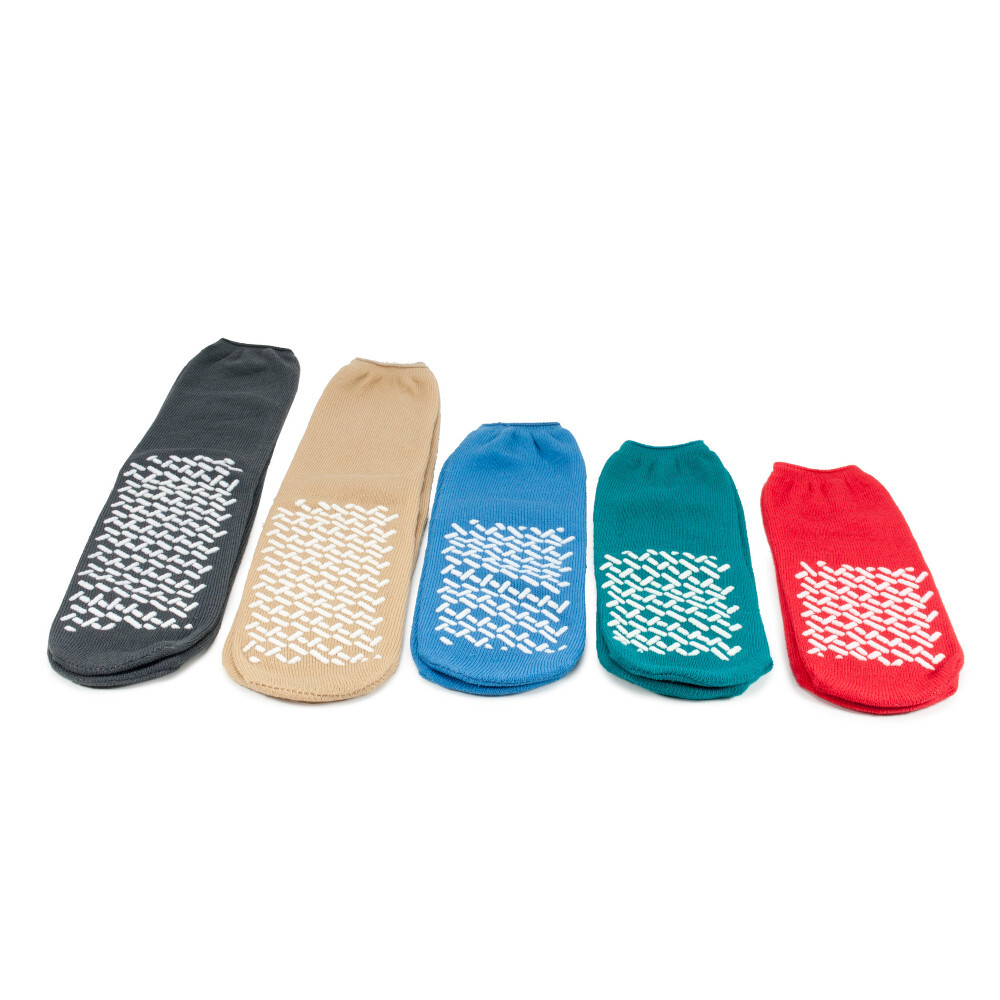 Medi-Inn Anti-Rutsch-Socken 100% Polyester 2-seitig beschichtet mit Gummi-Noppen