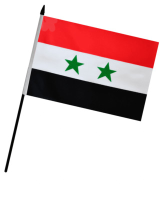 Syria Hand Flag (9'' x 6'')