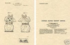 SHAWNEE MUGGSY Cookie Jar US Patent Art Print READY TO FRAME!! 1944 Ganz Mugsy