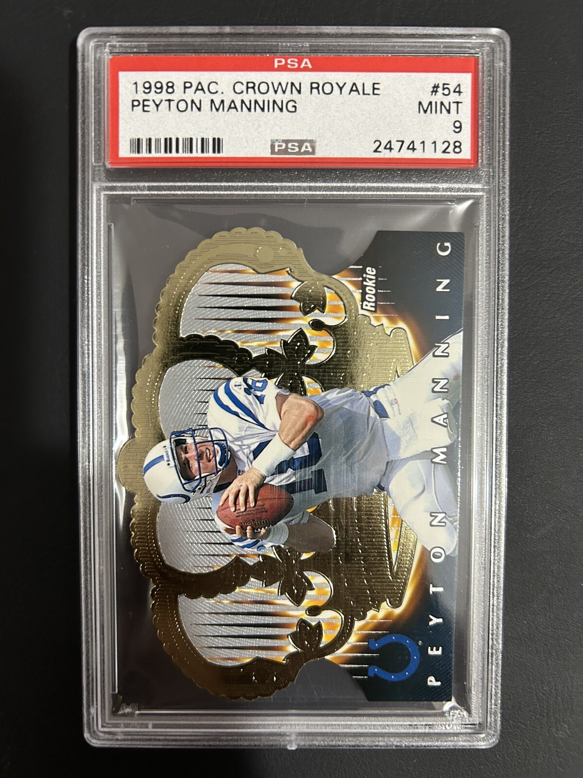 1998 Peyton Manning Pacific Crown Royale #54 rookie rc PSA 9