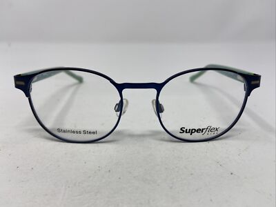 Superflex Kids SFK-209 M101 45-17-125 Blue/Green Full Rim Eyeglasses Frame &199