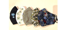 NEW 3 Layer Washable Reusable Face Mask with adjustable ear loops