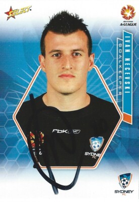 Signed 2007 2008 SYDNEY FC A-League Card IVAN NECEVSKI