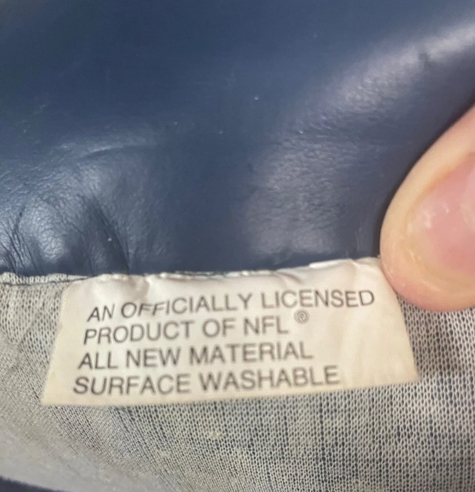 Dallas Cowboys TV Quarterback Azul NFL Fútbol Silla Control Remoto Bolsillo Organizador Foto 4 de 4