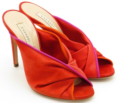 Sabot Donna Casadei rosso camoscio numero 36 | eBay