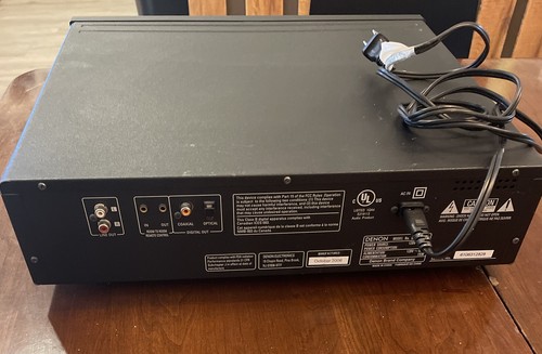 Reproductor cambiador de discos compacto Denon DCM-290 5 CD sin control remoto - muy buen estado - Imagen 6 de 8