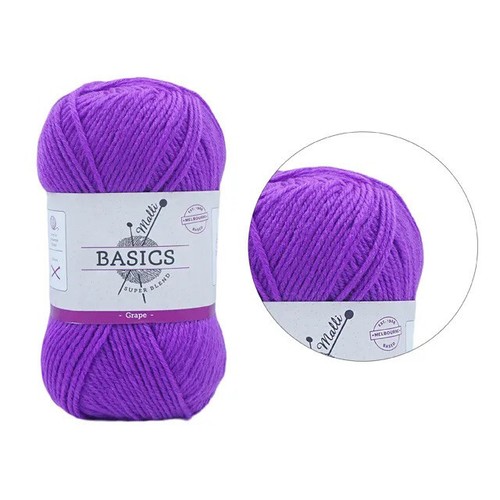 100g Malli Knitting Yarn 8ply Super Soft Acrylic Crochet Craft Wool Balls 8 Ply - Picture 169 of 248