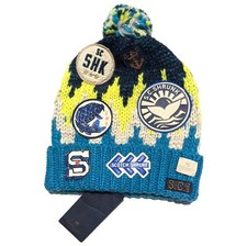 Scotch Soda S Chunky Knit Beanie with Badges