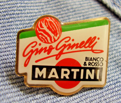 Pin Martini Gino Ginelli Bianco Martini Rosso Martini Dry Gin und Wermut 